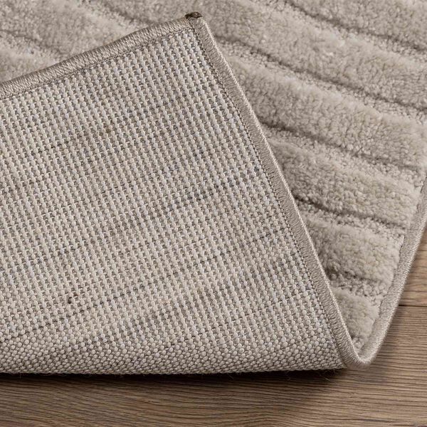 vidaXL Area Rugs Square HUARTE Beige 240 x 240 cm Polyester