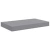 vidaXL Floating Wall Shelves 4 pcs Grey 40x23x3.8 cm MDF