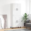 vidaXL Highboard White 69.5x34x180 cm Engineered Wood