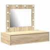 vidaXL Dressing Table Brown 83 x 40 x 70 cm Engineered Wood
