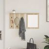 vidaXL Wall-Mounted Coat Rack with Shelf Sonoma oak 85 x 10 x 45 cm