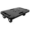 vidaXL Transport Trolleys 3 pcs Black Polypropylene 300 kg