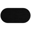 vidaXL Table Top Dark Brown 100x50x4 cm Solid Wood Oak Oval