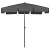vidaXL Beach Parasol Anthracite 200x125 cm