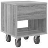 vidaXL Bedside Table Grey Sonoma 40.5 x 40 x 48 cm Engineered Wood