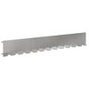vidaXL Lawn Edging 30 pcs 102 x 15 x 4 cm Steel Silver