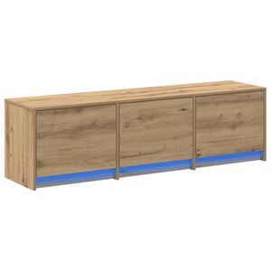 vidaXL TV Cabinet Artisan Oak Engineered Wood