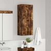 vidaXL Bathroom Wall Cabinet TULUM Smoked Oak 37 x 24.5 x 86 cm