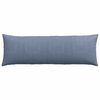 vidaXL Sofa Pillows 2 pcs Blue 120 x 40 cm Corduroy Fabric