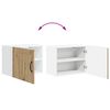 vidaXL Kitchen Cabinet 2 pcs Artisan Oak 50 x 31 x 40 cm