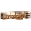 vidaXL Outdoor Sofa Set 6 pcs Natural Solid Acacia Wood