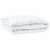 vidaXL Duvet with Pillow 3 pcs White Microfibre
