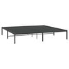 vidaXL Metal Bed Frame without Mattress Black 180x200cm