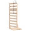 vidaXL Outdoor Shower 225 cm Solid Pine Wood and Stainless Steel