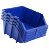 vidaXL 35 pcs Stackable Storage Bins 218x360x156 mm Blue