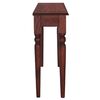 vidaXL Console Table Classical Brown 110x30x75 cm Solid Mahogany Wood