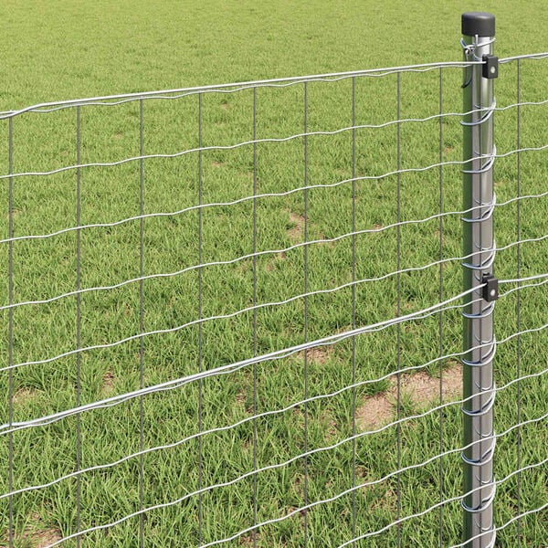 vidaXL Euro Fence 0.4 x 25 m PVC-coated iron