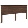 vidaXL Headboard with Headboard Brown Oak 200 cm Engineered wood
