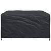vidaXL Furniture Cover Plain Black 180 x 190 x 85 cm 420D