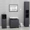 vidaXL Bathroom Furniture Set Grey Engineered Wood