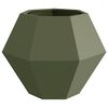 vidaXL Planter 2 pcs Olive Green 75 x 75 x 60 cm Steel