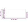 vidaXL Retractable Side Awning 160 x 500 cm Red
