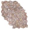 vidaXL Mosaic Tiles Red 30 x 30 cm Marble