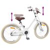 vidaXL Kids Bike 20'' for 6-11 Years Old White