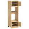 vidaXL Cabinet with Shelf Honey 66 x 58 x 207 cm Solid Pine Wood