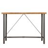 vidaXL Bar Table Solid Reclaimed Teak 150x70x106 cm