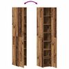 vidaXL Highboard 2 pcs Old Wood 30 x 42.5 x 185 cm