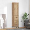 vidaXL Highboard Artisan Oak 34.5 x 34 x 180 cm Engineered Wood