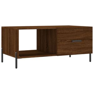 vidaXL Coffee Table Brown Oak 90x50x40 cm Engineered Wood