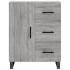 vidaXL Sideboard Grey Sonoma 69.5x34x90 cm Engineered Wood