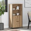 vidaXL Highboard Artisan Oak 62 x 36 x 121.5 cm Engineered Wood