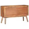 vidaXL Sideboard 112x30x65 cm Solid Mango Wood