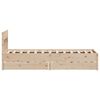 vidaXL Bed Frame without Mattress 90x200 cm Solid Wood Pine