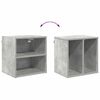 vidaXL Hanging Cabinet Concrete Grey 40 x 29.5 x 40 cm Engineered Wood