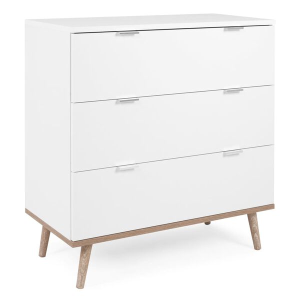 Finori Chest of Drawers G&ouml;teborg 1 White and Sonoma Oak