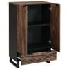 vidaXL Highboard with Drawer Brown 60 x 33 x 100 cm Solid mango wood