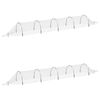 vidaXL Netting Tunnels 2 pcs 1.5x5 m Fibreglass and PP