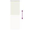vidaXL Roller Blind Blackout Off White 65x210 cm Fabric Width 60.7 cm Polyester