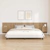 vidaXL Headboard with Cabinet 3 pcs Artisan Oak Engineered Wood