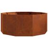 vidaXL Planter Rusty 90 x 90 x 35 cm Weathering Steel