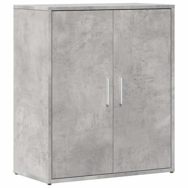 vidaXL Sideboards 2 pcs Concrete Grey 60x31x70 cm Engineered Wood