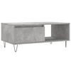 vidaXL Coffee Table Concrete Grey 90x50x36.5 cm Engineered Wood