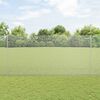 vidaXL Fence with Post Silver 1.5 x 25 m Steel