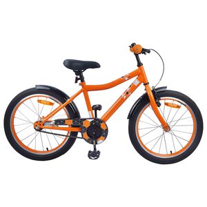 vidaXL Kids Bike 18'' for 5-7 Years Old Orange