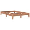 vidaXL Bed Frame without Mattress Solid Teak Wood 140 x200 cm