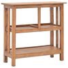 vidaXL Console Table Solid Mahogany Wood 69x28x70 cm